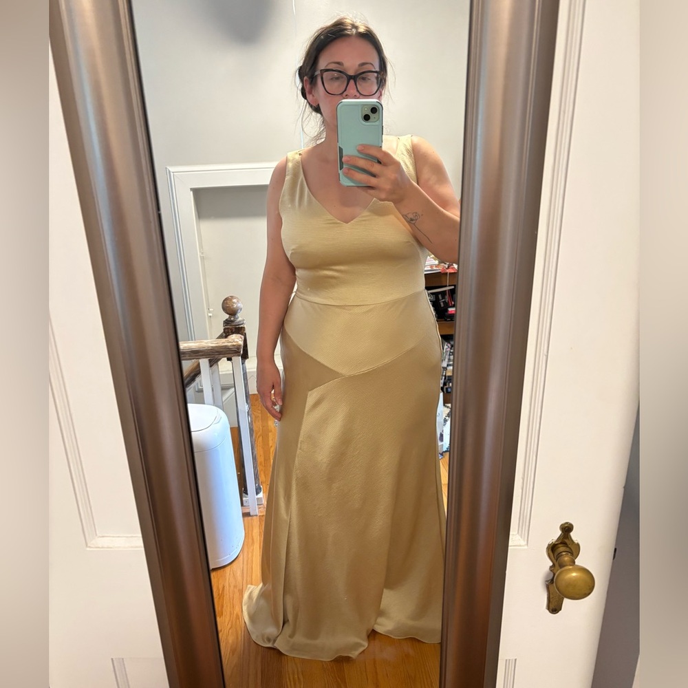 Lauren Ralph Lauren Gold Maxi Dress - Picture 9 of 9